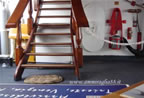 scala e tappeto nave scuola Palinuro a Venezia
