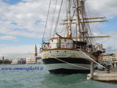 campanile piazza san marco poppa nave scuola Palinuro a Venezia
