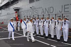 cambio comando nave giuseppe garibaldi