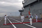cambio comando nave giuseppe garibaldi