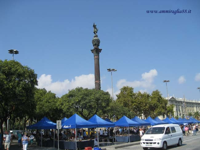 Barcellona - statua di Cristoforo Colombo