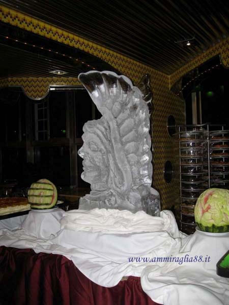 indiano scultura di ghiaccio