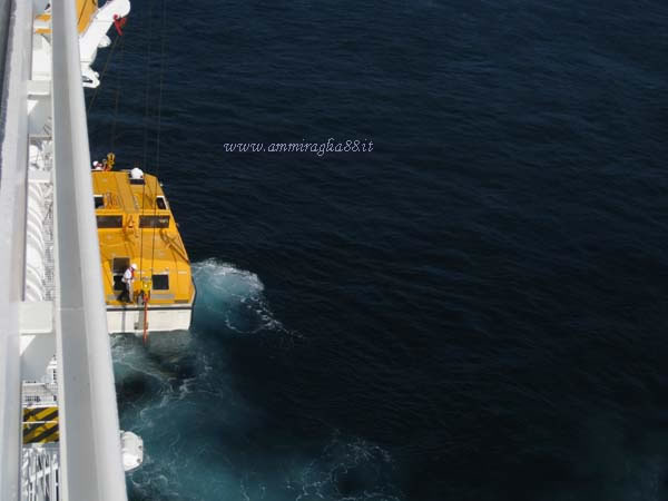 lancia della nave da crociera Costa Serena