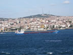 nave mercantile nel porto di Istanbul