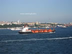 nave mercantile nel porto di Istanbul