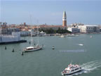 canale della Giudecca a Venezia verso piazza san marco