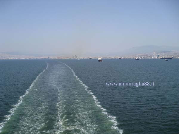 partenza da Izmir in Turchia
