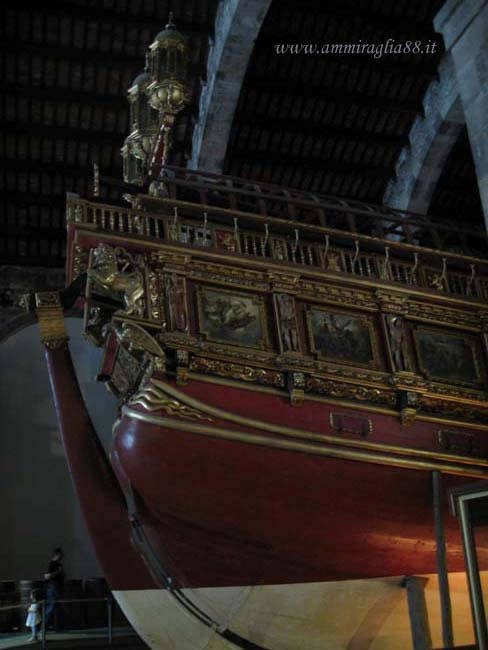 galea reale nel museo marittimo di Barcellona