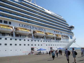 costa pacifica proporzioni