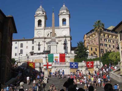 banda Marina Militare piazza di Spagna