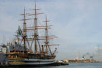 nave scuola amerigo vespucci a La Spezia