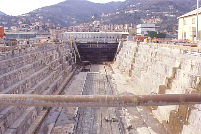 bacino di carenaggio Arsenale La Spezia