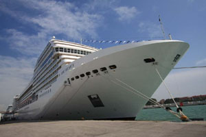 nave da crociera Msc Musica a Venezia